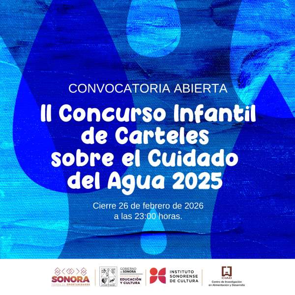 Consulta las bases para participar en el II Concurso Infantil de Carteles sobre el Cuidado del Agua 2025
